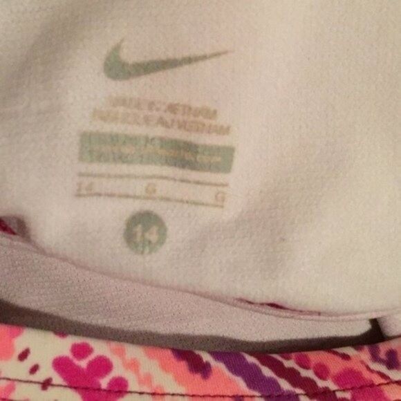 Nike athletic one piece swimsuit Fuchsia 14 BoxA - Picture 2 of 4